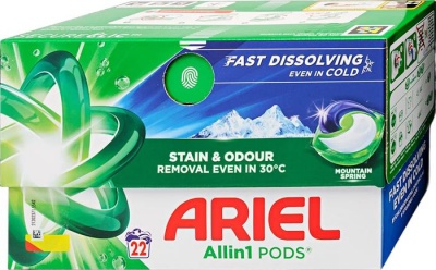 Mosókapszula, 22 db, ARIEL "Mountain spring"