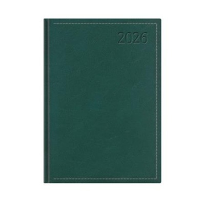 Naptár, tervező, B5, heti, TOPTIMER "Traditional", zöld