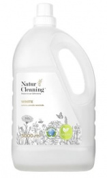 Mosógél, hipoallergén, fehér ruhákhoz, 3 l, NATURCLEANING "White"
